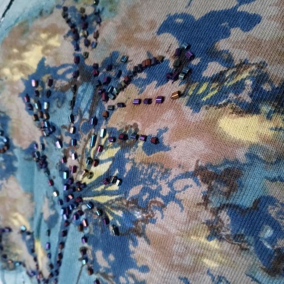 Teal Retro Top - Picture 2 of 4